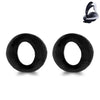 Almohadillas de repuesto para auriculares inalámbricos Sony PS5 PULSE 3D XDcase (1 par) con herramienta de apertura (tejido de terciopelo negro).