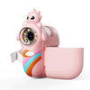 Microscopio digital infantil de dinosaurios Inskam 362 de 2 MP con pantalla de 2 pulgadas (rosa)