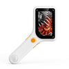 Microscopio digital portátil inskam 380 de 2 MP con pantalla de 3 pulgadas (blanco)