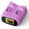 Microscopio digital y telescopio binocular 2 en 1 para niños inskam 387 de 2 MP con pantalla de 2 pulgadas (morado)