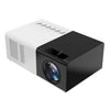 J9 1920x1080P 15 ANSI Mini proyector digital LED HD de cine en casa portátil, versión básica, enchufe de la UE (negro, blanco)