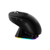 Ratón inalámbrico para juegos SOLA SM820 Tri-Mode de 22000 DPI y 1000 Hz con base de carga RGB (negro)