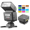 Flash Godox iT32 iFlash para cámara y disparador inalámbrico TTL X5 con filtros de color magnéticos MA02 para Nikon (negro)