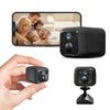 Cámara WiFi inteligente HD para el hogar B01, compatible con visión nocturna y detección de movimiento (negra).