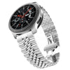 20 mm para Amazfit GTR 2 / Amazfit GTR 47 mm correa de reloj de acero con cinco cuentas (plata)