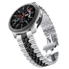 22 mm para Huawei Watch GT 2 46mm / GT 2 Pro / GT 2E Five Beads Steel Watch Band (Silver Black)