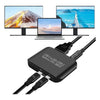 Divisor de vídeo HD NK-E70 de USB-C a HDTV, USB-C 4K 60Hz con puerto de alimentación PD, compatible con MST y SST (negro)