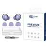 Kit de 3 pares de almohadillas de silicona de repuesto XDcase para Galaxy Buds Pro / R190, tamaños S/M/L, cepillo de limpieza. Color aleatorio (morado).