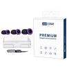 Kit de 3 pares de almohadillas de silicona de repuesto XDcase para AirPods Pro 3, tamaños S/M/L, cepillo de limpieza. Color aleatorio (negro/morado).