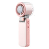 Ventilador de refrigeración portátil mini plegable con pantalla digital Y31 (rosa)