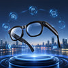 Gafas inteligentes CY03 con IA, cámara HD de 8 MP, grabación de vídeo, transmisión WiFi, asistente de voz inteligente con IA, tipo: lente con filtro de luz azul (negro).
