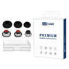 Para Plantronics Voyager 5200 5220 5210 / Legend Series XDcase, kit de 6 piezas/juego de almohadillas de TPU y esponja de repuesto, tamaño S/M/L (negro transparente).