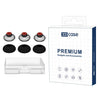 Para Plantronics Voyager 5200 5220 5210 / Legend Series XDcase, kit de 6 piezas / juego de almohadillas de TPU y esponja de repuesto, tamaño M (negro transparente).
