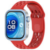 Correa de TPU transpirable con diseño de panal de abeja para Huawei Watch Fit 5 / Fit 5 Pro / Fit4 (Rojo)