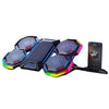 Refrigerador para portátil NUOXI F32 con altura ajustable en 6 niveles, iluminación RGB, estilo: con refrigeración por semiconductores.