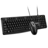 Conjunto de teclado y ratón con cable SHIPADOO D330 (negro)