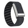 Correa elástica de nailon estilo diamante completo para reloj WHOOP 5.0 Regular (Negro Gris)