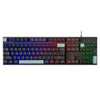 Teclado USB con cable SHIPADOO GK80 de 104 teclas con sensación mecánica (negro)