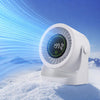 Ventilador de sobremesa de doble conducto Y26 con pantalla digital (blanco)