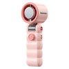 Ventilador de mano plegable, silencioso y de alta velocidad Y28 (rosa)