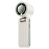 Ventilador de mano plegable de alta velocidad Y29 con pantalla digital (blanco)