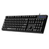 Teclado ergonómico con cable SHIPADOO K600 con amplia compatibilidad de sistema (negro)