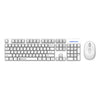 Conjunto de teclado y ratón inalámbricos SHIPADOO W1060 2.4G 1600 DPI (Blanco)
