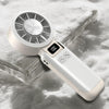 F9 Ice Compress Foldable Handheld Fan(White)