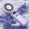 Ventilador portátil plegable F9 Ice Compress (morado)