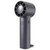 Ventilador portátil de alta velocidad DF-91 con soporte de escritorio (gris)