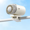 Ventilador eléctrico portátil Y32 para refrigeración de semiconductores con clip (blanco)
