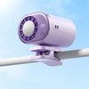 Ventilador eléctrico portátil Y32 para refrigeración de semiconductores con pinza (morado)