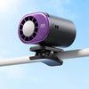 Ventilador eléctrico portátil Y32 para refrigeración de semiconductores con clip (negro)