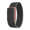 Correa de reloj Amazfit Helio con marco integrado de nailon y cierre de velcro (negro + oro rosa)