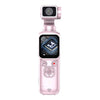 Cámara deportiva con estabilizador HJD05 de 64 MP y resolución 4K UHD (rosa)