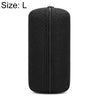 Estuche con cremallera para lentes de cámara, bolsa protectora impermeable para lentes, tamaño: estuche grande para lentes (negro)