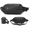 Bolso bandolera multifunción para cámara, tamaño: 30 x 9,5 x 17 cm (negro)