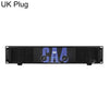 Amplificador de potencia de audio puro de doble canal CA4 de 1000 W para escenario (enchufe británico)
