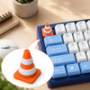 Tecla de teclado mecánico con forma de cono de tráfico (Cono de tráfico)