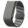 Para WHOOP 5.0 Regular Marco de metal Cierre magnético integrado Correa de reloj de nailon (gris claro)