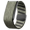 Para WHOOP 5.0 Regular Marco de metal Cierre magnético integrado Correa de reloj de nailon (gris verdoso)