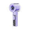Mini ventilador portátil de alta velocidad F3 con control de velocidad continuo (morado)