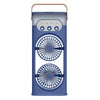 Humidificador SL617 de doble cabezal con ventilador de enfriamiento por pulverización (azul)