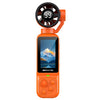 Cámara de bolsillo con estabilizador de ventilador LK-035 de 1,97 pulgadas, HD 1080P, para vlogs (naranja)