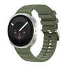 Correa de silicona funcional de color sólido para Galaxy Watch 9/8/9 Classic/8 Classic (verde militar)