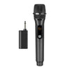 Micrófono inalámbrico recargable de mano GE1 de 2,4 GHz, estilo: micrófono individual (negro/gris)