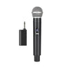 Micrófono de mano inalámbrico GE5 2 en 1 de 2,4 GHz (negro)