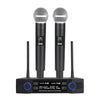 Micrófono inalámbrico de mano VHF V7 de 1 a 2 vías (negro)