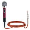 Micrófono dinámico con cable integrado YS-308 para audio de karaoke, Especificaciones: 6,35 mm (morado)