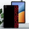 Funda de TPU con diseño ilustrado para Xiaomi Redmi Pad 2 9.7 (2026) – Estampado étnico rojo